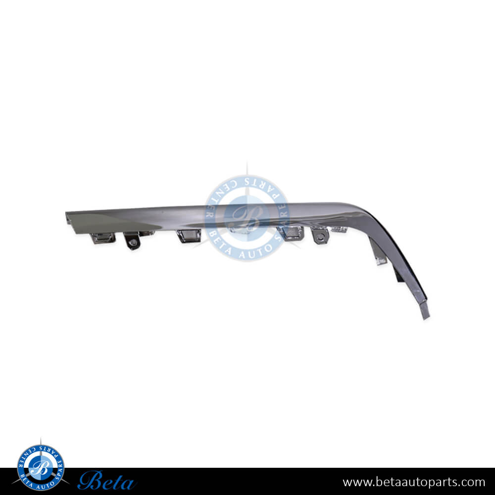 Right Side Rear Diffuser Chrome Moulding AMG S63/S65 for Mercedes S-Class W222 2018-2020 models, Part Number 2228853101 Right Side Rear Diffuser Chrome Moulding AMG S63/S65 for Mercedes S-Class W222 2018-2020 models, Part Number 2228853101